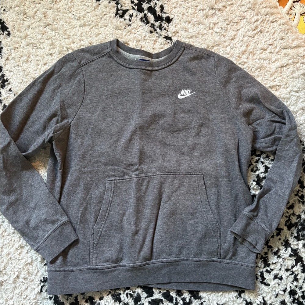 Nike Grey Crewneck Sweatshirt Size L